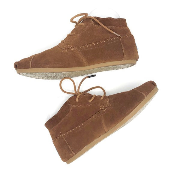 Toms Shoes - Toms Moccasins Tribal Ankle Booties Suede Size 9